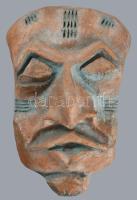 Art deco kerámia maszk, 24x16 cm