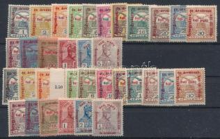 1915 2 Hadi segély sor, az egyikből a rövid, a másikból a hosszú feliratú 60f hiányzik