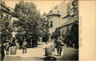 München, Munich; Königl. Hofbrauhaus / beer hall, brewery