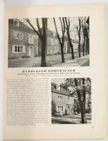 cca 1934-1937 Moderne Bauformen 8 száma, Jálics János építész névbejegyzéseivel