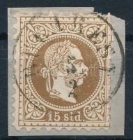 Magyar Posta Romániában 1867 15sld "BUCAREST" (60.000)