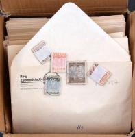 Lengyelország 249 db 10-es köteg (összesen 2490 db bélyeg) borítékokban + angol bündlik kis dobozban