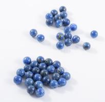 43 darab 8mm átmérőjű átfúrt lapis lazuli gyöngy