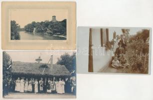 71 db főleg RÉGI képeslap vegyesen, sok motívum, kevés város, közte fotók és néhány modern / 71 main...