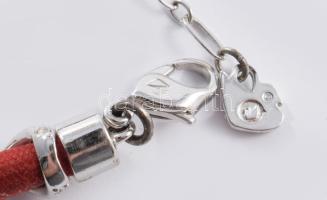 Jelzett Swarovski karkötő, h: 15 cm