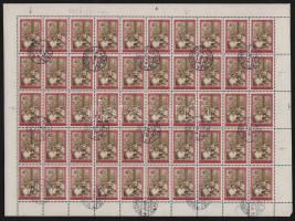 1955 Felszabadulás 40f hajtott teljes ív, benne álló csillag