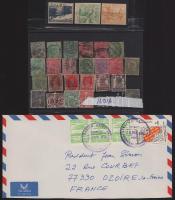 Kis vegyes tétel, benne 3 db Dél-amerikai légi levél