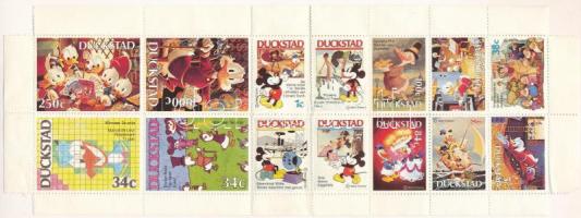 Walt Disney: Donald kacsa levélzáró ív (fogelválások, hiányos ívszél)