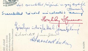 Honthy Hanna (1893-1978) Kossuth-díjas színésznő autográf aláírása