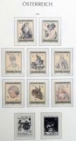 Ausztria gyűjtemény kezdemény 1945-1969 + néhány korábbi és későbbi kiadás jobbakkal. Szép, de erőse...