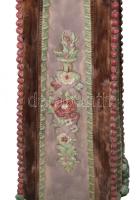 1898 Jebaczek jelzéssel szecessziós posztamens plasztikus növényi ornamentikával díszítve. Osztrák-M...