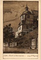 Lublin, Kosciol po-Dominikanski / church. Lit. A. Jarzynskiego litho s: K. Rayski