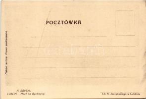 Lublin, Most na Bystrzycy / bridge. Lit. A. Jarzynskiego litho s: K. Rayski