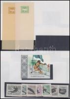 Kis külföldi tétel papírlapon: blokkok, kisívek stb