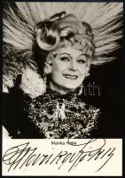 Rökk Marika (1913-2004) színész-táncosnő, operettprimadonna autográf aláírása