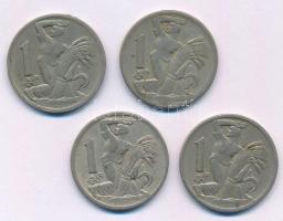 Csehszlovákia 1922-1925. 1K Cu-Ni (4xklf) T:XF-F
Czechoslovakia 1922-1925. 1 Koruna CU-Ni (4xdiff) ...