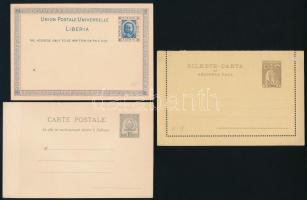 17 db külföldi díjjegyes, használatlanok