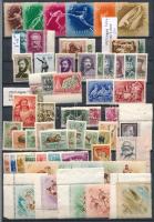 1952-1957 Magyar sorok és darabok A4-es berakólap mindkét oldalán