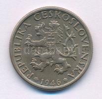 Csehszlovákia 1946. 1K Cu-Ni T:AU,XF Czechoslovakia 1946. 1 Koruna Cu-Ni C:AU,XF Krause KM#19