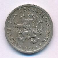 Csehszlovákia 1946. 1K Cu-Ni T:AU,XF Czechoslovakia 1946. 1 Koruna Cu-Ni C:AU,XF Krause KM#19