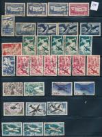 Francia légiposta összeállítás, kétoldalas berakólapon