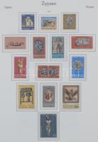 Ciprus gyűjtemény kezdemény 1960-1988 + Török Ciprus gyűjtemény kezdemény szinte új állapotú Leuchtt...