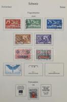 Svájc gyűjtemény a kezdetektől 1976-ig nagy Abria rugós előnyomott albumban, benne több mint 50 mode...