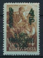 1945 Béke 4P/4f kettős felülnyomással