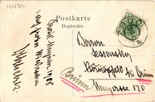 1909 Zruc nad Sázavou, Zámek Zruc / castle (wet damage)