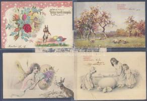 5 db régi húsvéti üdvözlőlap  / 5 Easter