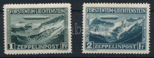 Liechtenstein 1931 Zeppelin sor Mi 114-115 (Mi EUR 650.-)