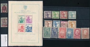 Jugoszlávia 16 db bélyeg + 1 db blokk
