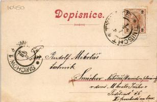 1899 Tyniste nad Orlicí, Námestí / main square (EK)