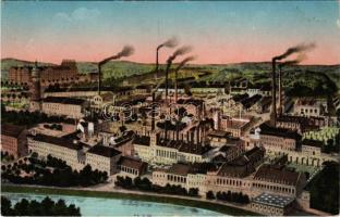 1916 Plzen, Pilsen; Bürgerliches Bräuhaus / brewery, beer factory (EK)