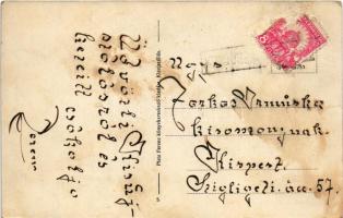 Kisújszállás, Kossuth Lajos utca, üzletek. Platz Ferenc kiadása (fl)