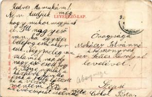 Kisújszállás, Fő utca, Fränkel Sándor üzlete, református főgimnázium. W. l. Bp. 3981. (EB)