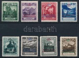 Liechtenstein 1932 Hivatalos sor Mi 1-8 (Mi EUR 480.-)