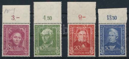 NSZK 1949 Mi 117-120 (Mi EUR 110.-)