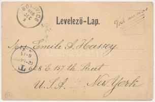 1900 Bozovics, Bozovici; Almáser Thale, Sommerfrische / látkép, villák / view, villas (vágott / cut)