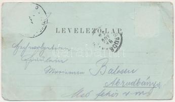 1898 Szászsebes, Mühlbach, Sebesul Sasesc, Sebes; Siculorum Gasse / utca, Rudolf Forek, J. Wagner üz...