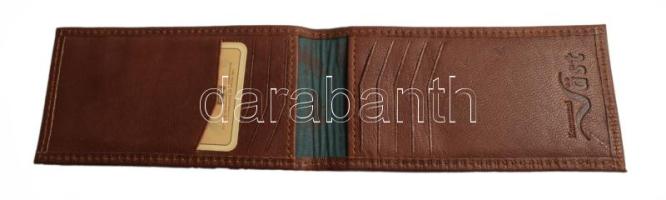 Szarvasbőr pénztárca és irattartó, használatlan