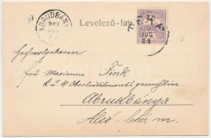 1900 Teke, Tekendorf, Teaca; látkép. Weinrich S. fényképész / view (EB)