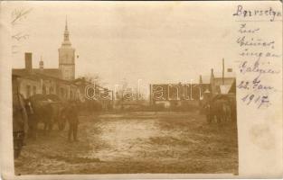1917 Bursztyn, Burstyn (Galizien) / WWI German and Austro-Hungarian K.u.K. military, Galicia. photo ...