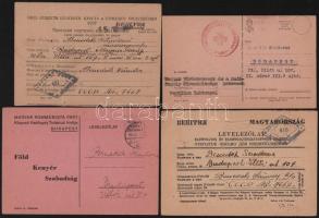 27 db küldemény 2. világháborús hadifogoly és kapcsolódó levelezésből