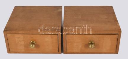 2 darab ékszeres szekrény, 19x18x9 cm