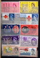 Használható nagy bőrönd tele magyar és külföldi bélyegekkel, rengeteg vegyes anyag, kiváló böngészde