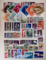 Használható nagy bőrönd tele magyar és külföldi bélyegekkel, rengeteg vegyes anyag, kiváló böngészde