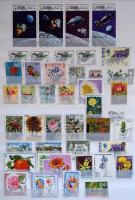 Használható nagy bőrönd tele magyar és külföldi bélyegekkel, rengeteg vegyes anyag, kiváló böngészde