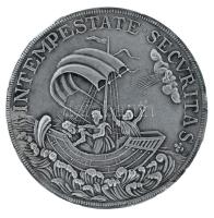 1900 k. "Szent György érem" jelzetlen Ag érem (20,59g/43mm) T:AU ph. patina
Hungary ~1900...