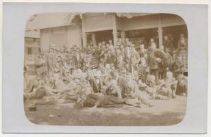 Bikszádfürdő, Baile Bicsad, Bixad; Cukrászda, csoportkép / confectionery, group picture. photo (Rb)